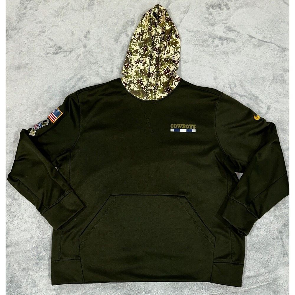 Dallas Cowboys Nike Hoodie with Camouflage *** Goodbye*** from Poshmark sale